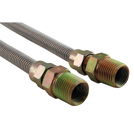 Jones Stephens 5/8in OD 1/2in ID X 30in Long, 1/2in Male Pipe Thread X 1/2in Male Pipe Thread G71032